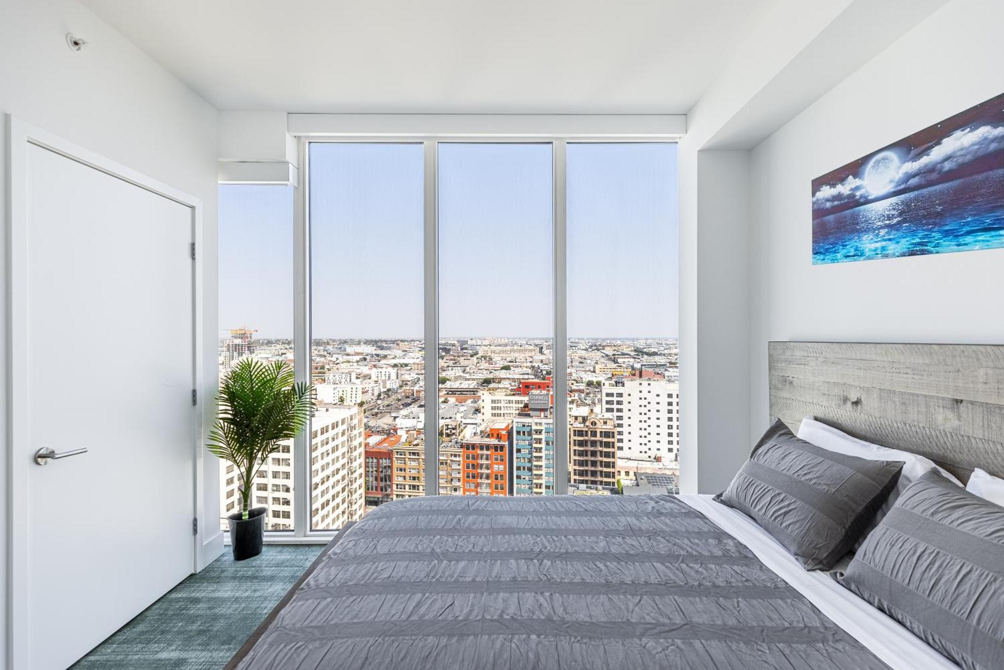 Top Floor High Rise 3 Bed Dtla Skyscraper Penthouse Los Angeles Exterior foto
